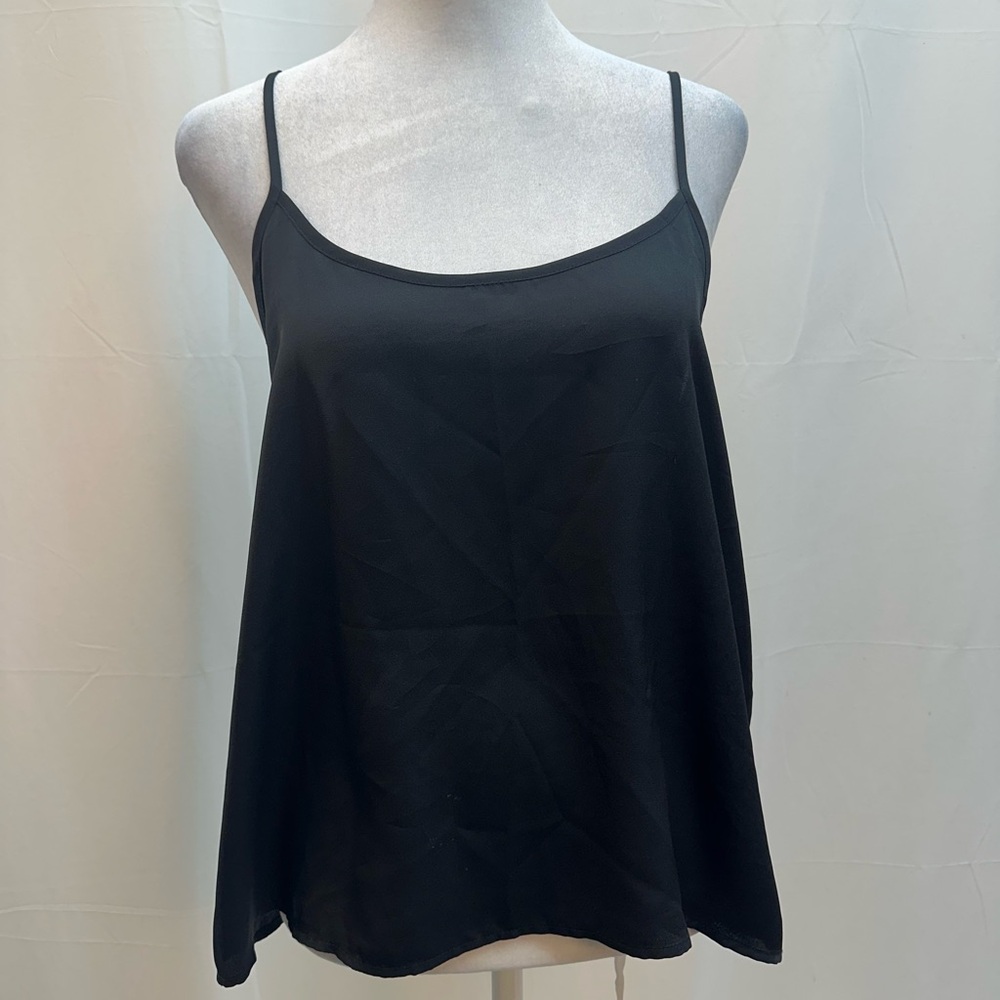 Abercrombie & Fitch Black Spaghetti Strap Camisole S